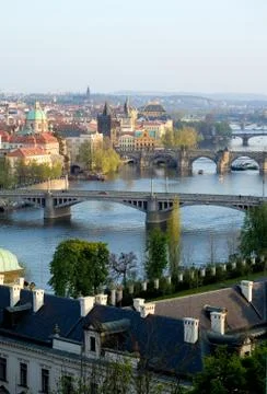 View of Prague Stock Photos
