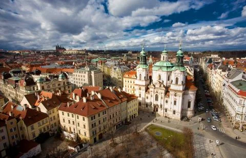View of Prague Stock Photos
