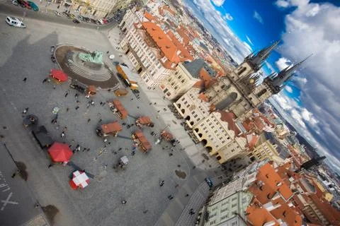View of Prague Stock Photos