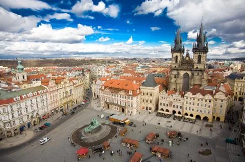 View of Prague Stock Photos