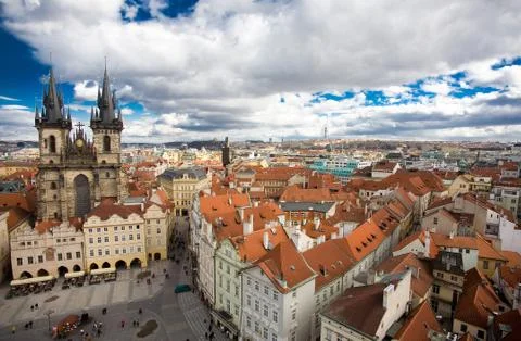 View of Prague Stock Photos