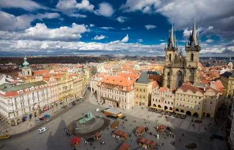 View of Prague Foto stock