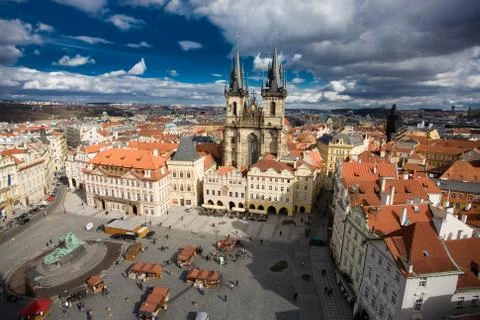 View of Prague Stock Photos