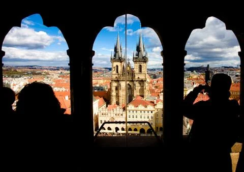 View of Prague Stock Photos