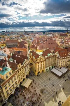 View of Prague Stock Photos