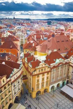 View of Prague Stock Photos
