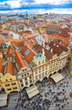 View of Prague Stock Photos