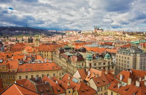 View of Prague Stock Photos