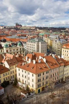 View of Prague Stock Photos