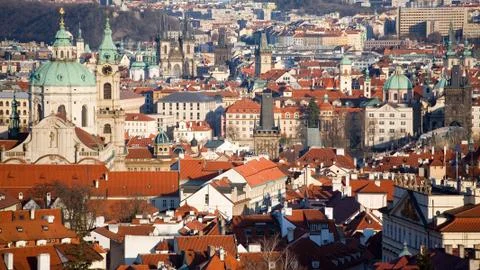 View of Prague Stock Photos