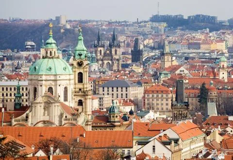 View of Prague Stock Photos