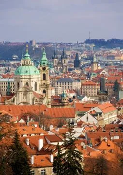 View of Prague Stock Photos