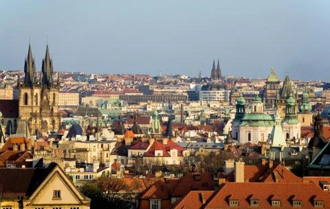 View of Prague Stock Photos