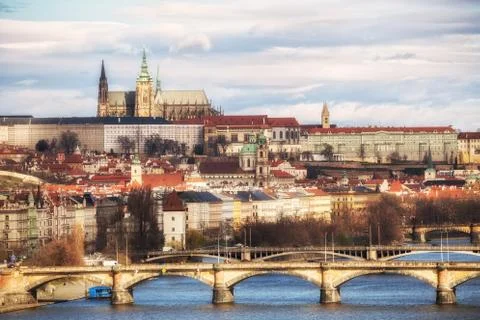 View of Prague Stock Photos