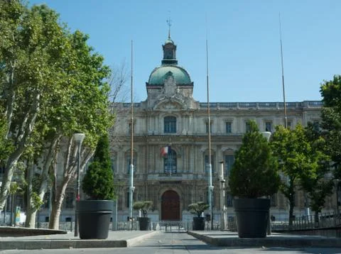 View on the prefecture facade in Marseille Stock Photos