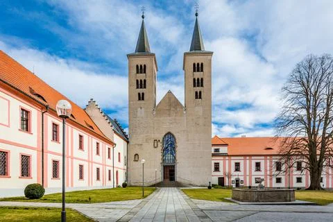 View of the Premonstratensian Monastery Stock Photos