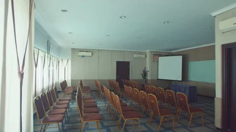 A View of Presentation Room Stock Footage 162022433