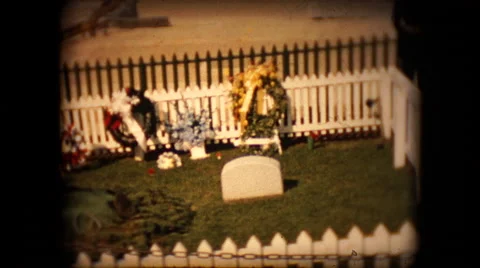 View of President John F. Kennedy Grave Stock Footage