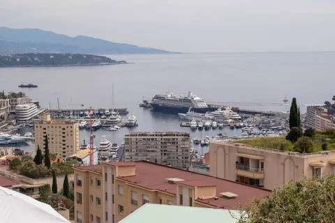 A view of the Principality of Monaco Stock Photos