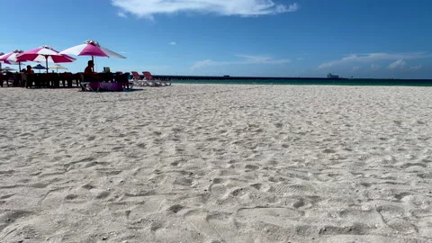 View of Progreso Beach in mexico Stock Footage 159523613