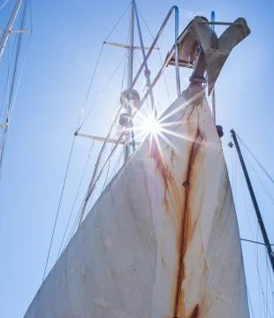 View of prow from below Stock Photos