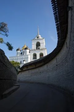 View of Pskov Kremlin Stock Photos
