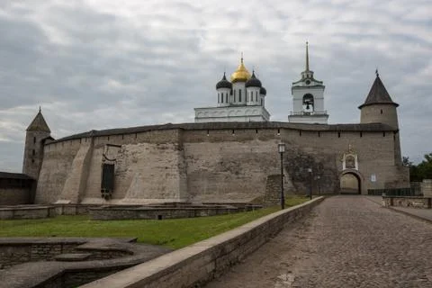 View of Pskov Kremlin Stock-Fotos