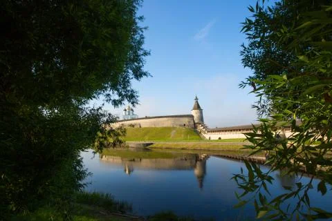 View of Pskov Kremlin Stock Photos