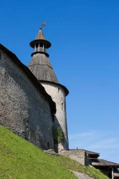 View of Pskov Kremlin Stock Photos