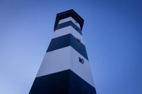 View of Pulicat lighthouse from ground level, Pulicat Stock Photos
