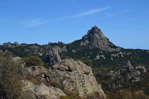 View of Punta Baccu Malu Stock Photos