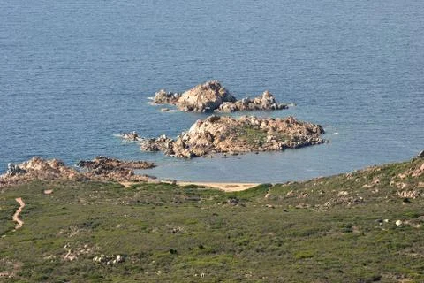 View of Punta Calarza Stock Photos