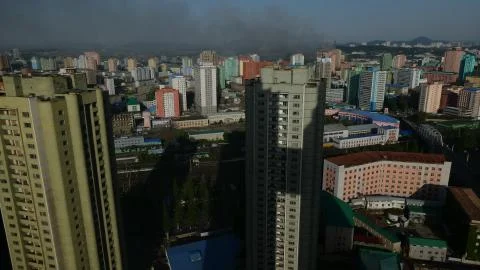View of Pyongyang Stock Photos
