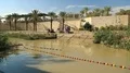 View on Qasr El Yahud in Israel from Jordan HD Footage