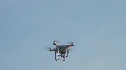 View of Quadcopter Drone Flying Stock Footage 57977343