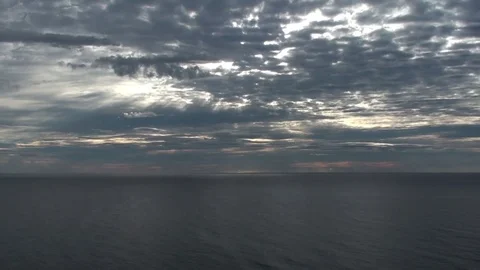 View on a quiet Ocean Stock Footage 75845852