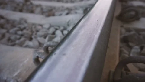 View of the railway line outside Stock Footage 132443767