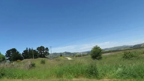 View of railway track from the car Stock Footage 120426720