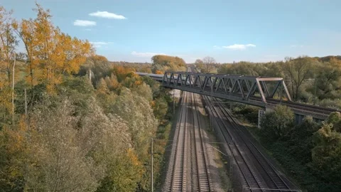 View of railways deutsche bahn Stock Footage 230962701