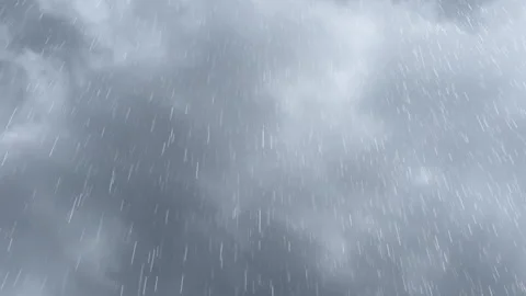 View of rain falling in a storm Stock-Footage 251650122