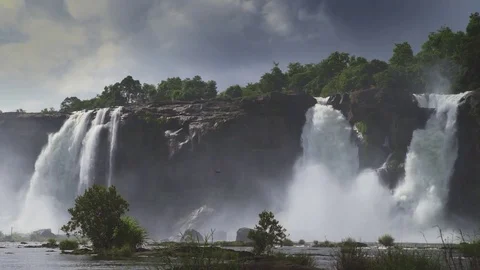 View of Rainforest waterfalls. 動画素材 72698847