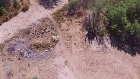 View of ranch drone in Mexico Stock-Footage 81770750