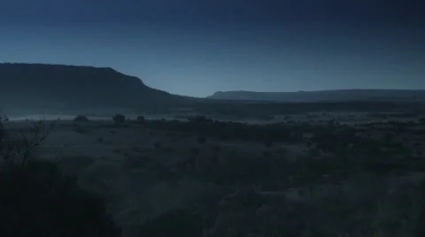 View of ranch at night Stock-Footage 54590580