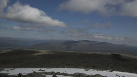 View from Raslet over Valdresflya,4k,timelapse Stock Footage 230123358