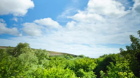 View from ravine of river Stock Footage 30997538