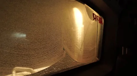 View of the rear window of the tractor Stock Footage 68054413