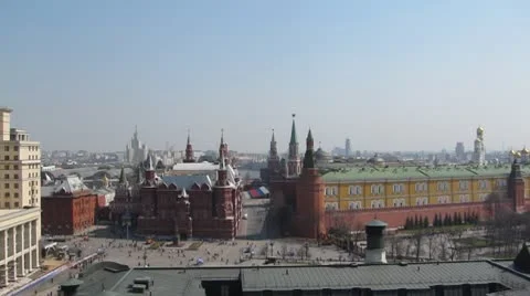 View on Red Square Stockbeeldmateriaal 8837271
