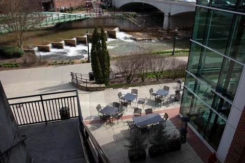 View of Reedy River Stock Photos