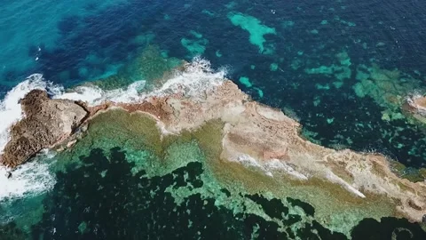 View of reefs in sea Stock Footage 237053218