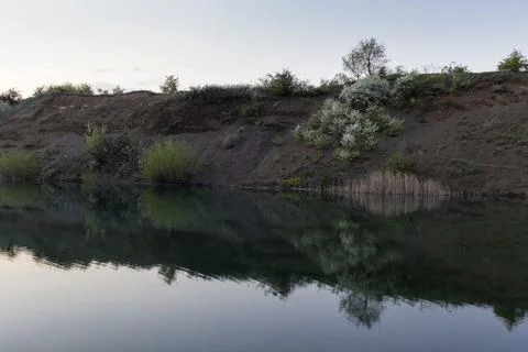 View with a reflection. Stock Photos